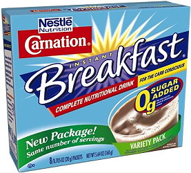 Nestlé Carnation® Instant Breakfast No Sugar Added Powder Mix